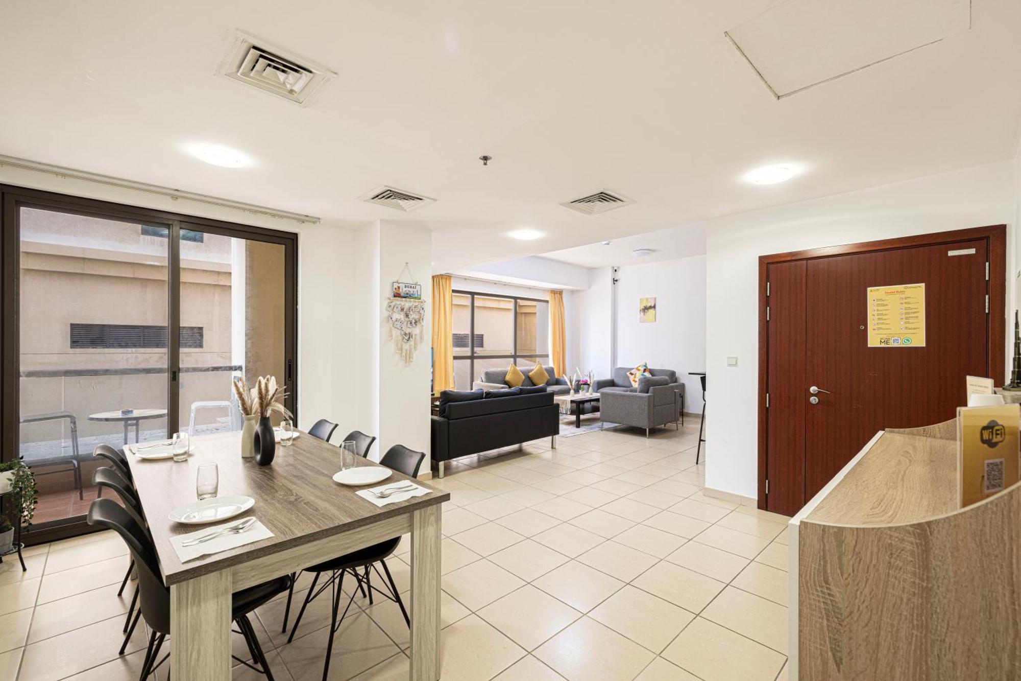 Moonlight Hostel Jbr - 2Min Walk To Jbr Beach - Gym - 2Min Metro Station - Poll Dubaj Zewnętrze zdjęcie